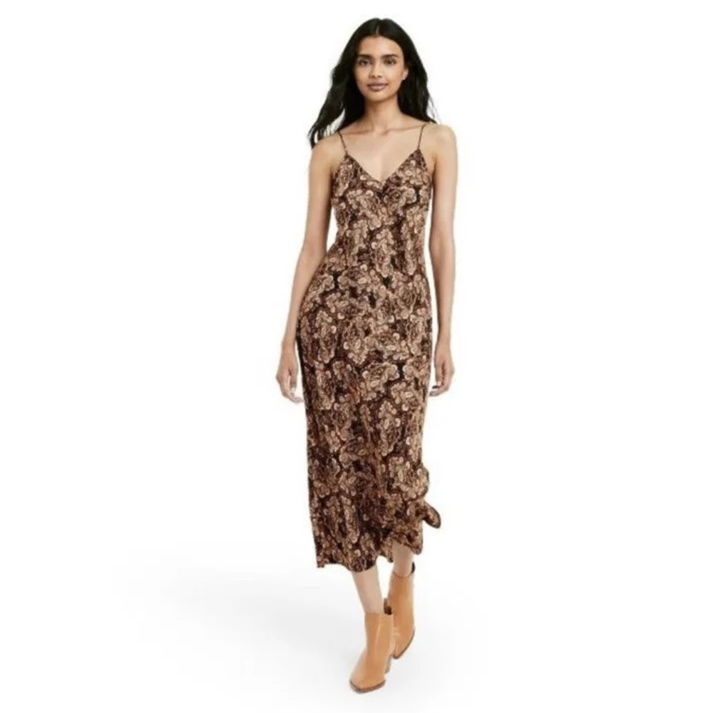 Nili Lotan for Target Paisley Maxi Slip Dress